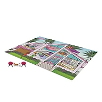 Tapis De Jeu De Grande Taille Imaginmat Maison De Rêve Barbie De Mattel