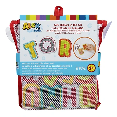 Autocollants de bain ABC