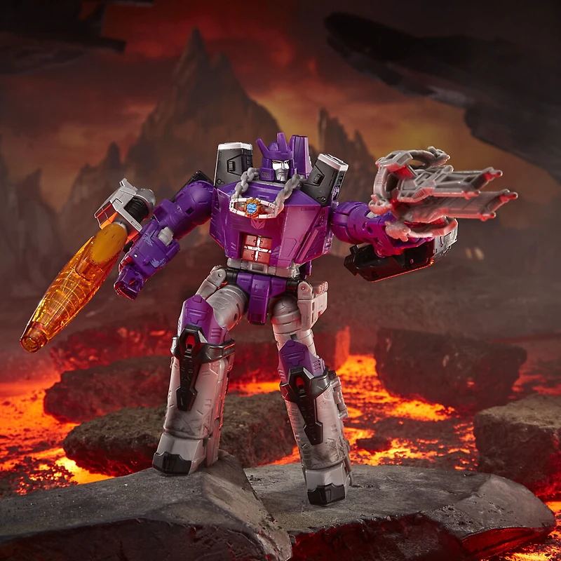 Transformers Generations War for Cybertron: Kingdom, figurine WFC-K28 Galvatron classe Leader