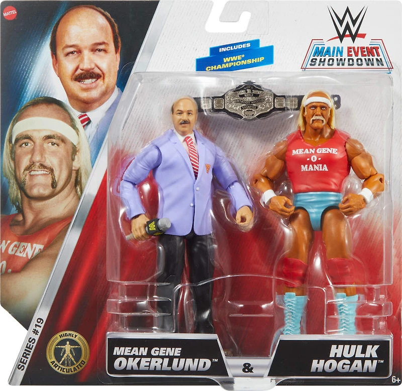 WWE Main Event Showdown Hulk Hogan & Mean Gene Okerlund 2-Pack
