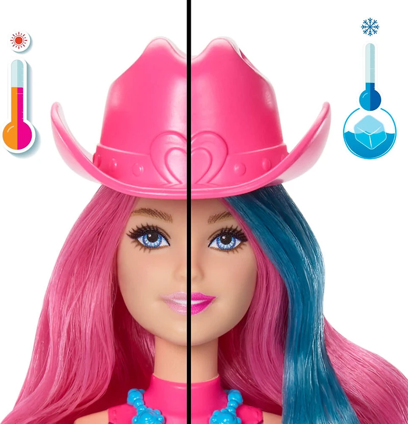 Barbie POP Reveal Série Frappés Poupée parfumée et acc., animal