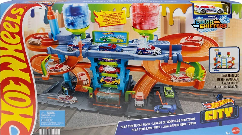 Hot Wheels- Méga Tour Lave-auto