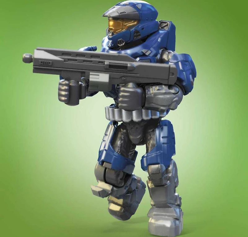 Mega - Halo Heroes - Série 14 - Micro-figurine - Bleu spartiate
