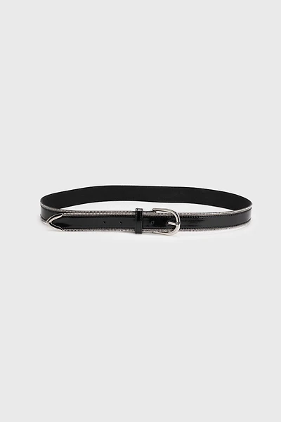 Ceinture avec bord en diamant
