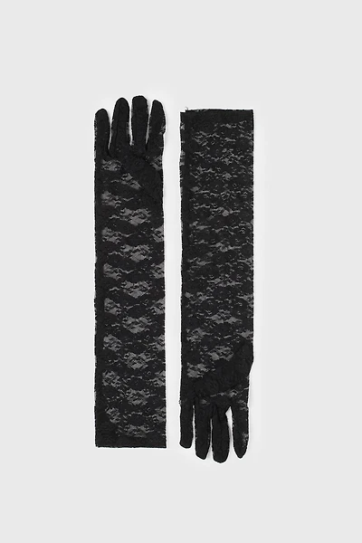 Long lace gloves