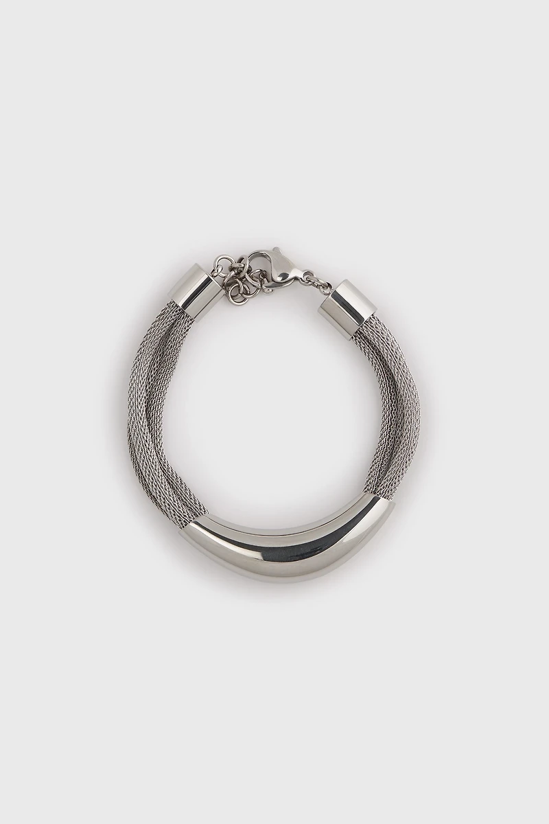 Multi strand tube bracelet