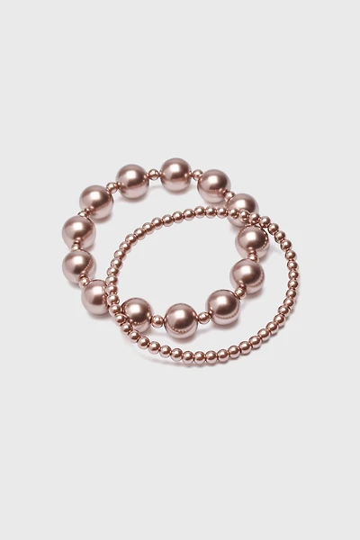 Double row stretch bracelet