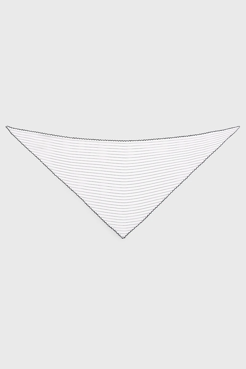 Foulard imprimé à rayures