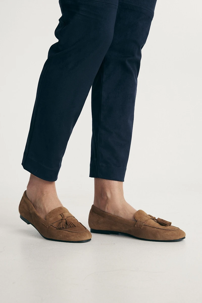 Suede loafer