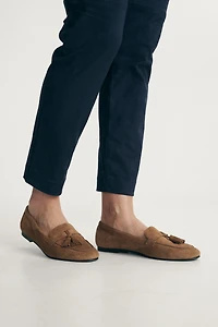 Suede loafer