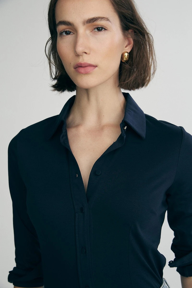 Mercerized Cotton Shirt