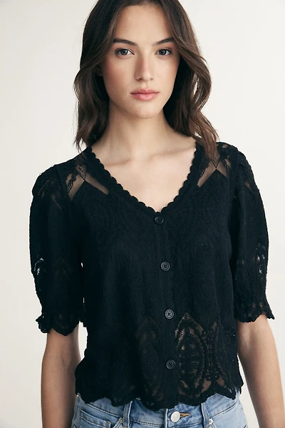Embroidered blouse