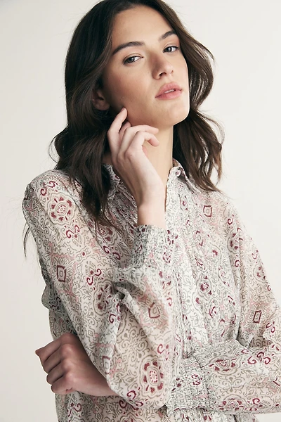 Printed blouse