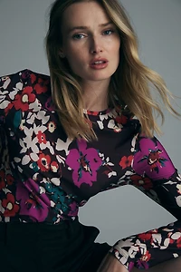 Floral printed shirt