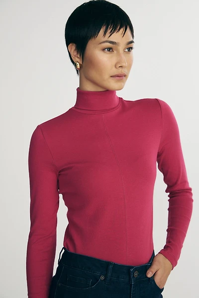 Stretch turtleneck