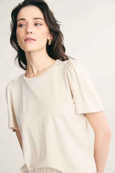 Puffy sleeve top