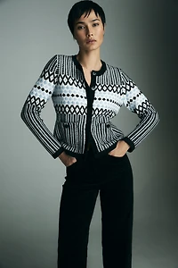 Jacquard cardigan