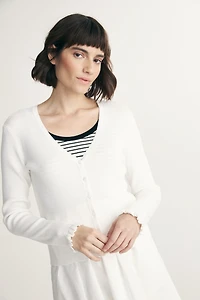 Cardigan avec détail au poignet
