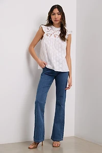 Push up high waist bootcut jea