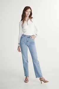 High rise 90's straight leg jeans