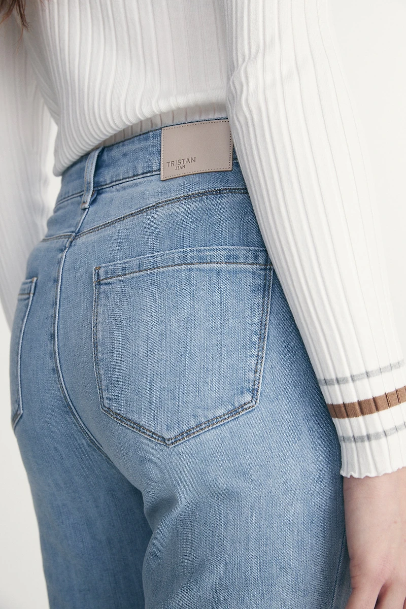 High rise 90's straight leg jeans