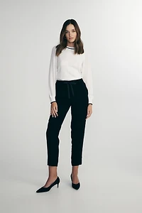 Pantalon décontracté avec ruban