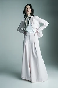 High waist extra wide leg fluid pant