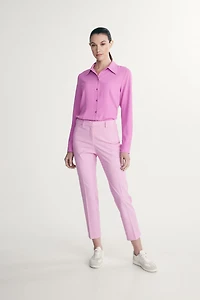 Pantalon droit écourté