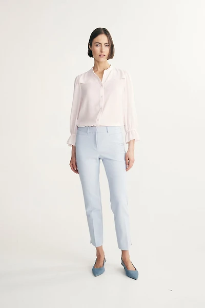 Straight cropped pant