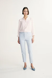 Straight cropped pant