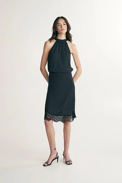 Polka dot skirt