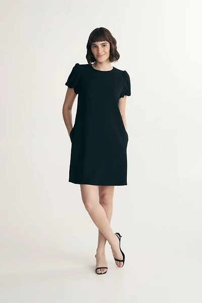 Puffy sleeve dress