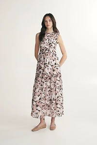 Printed long dress