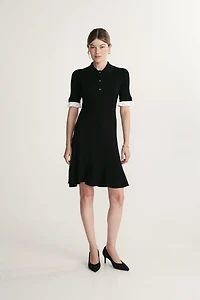 Godets rib dress