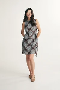 Plaid A line dress