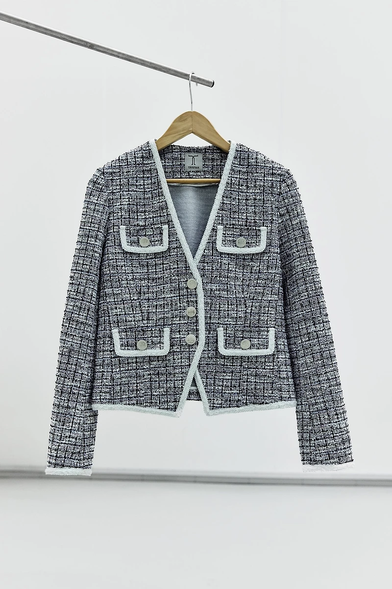 Fitted stretch jacket