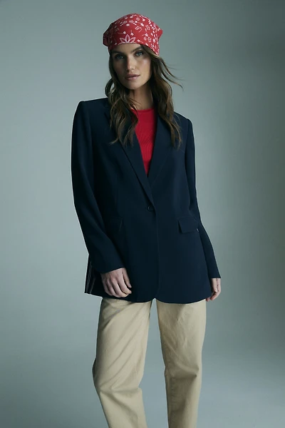 Veston ample avec ruban