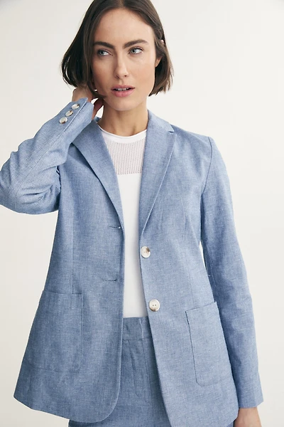 Two buttons basic blazer