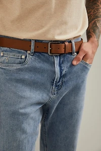 Leather belt