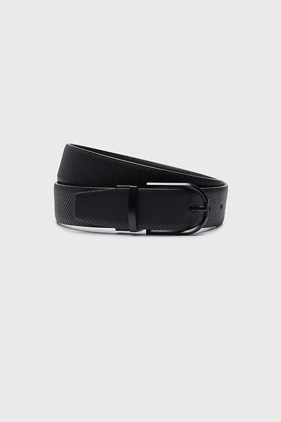 Bicolor Reversible leather belt