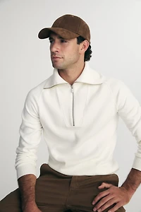 Casquette en velours côtelé