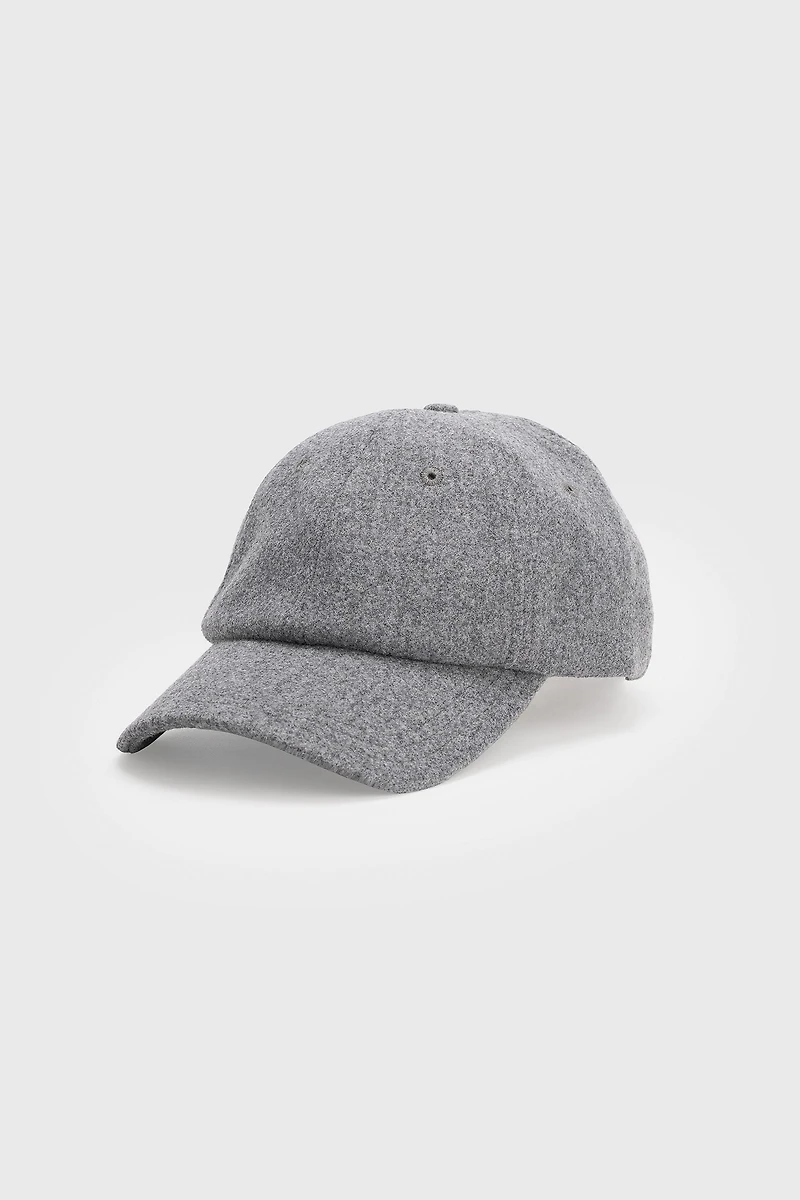 Felted jersey cap