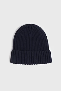 Tuque en tricot côtelé