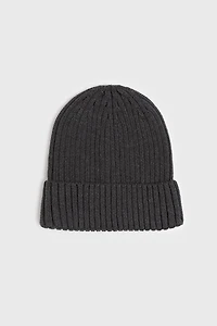 Rib knit beanie