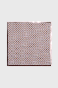 Foulard de poche en ramie floral