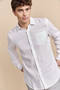 Semi-Fitted Linen shirt