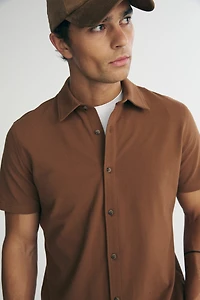 Short sleeves piqué shirt