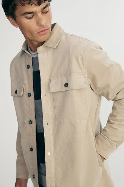 Corduroy overshirt