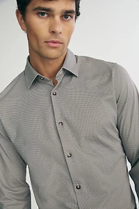 Chemise à micro motif