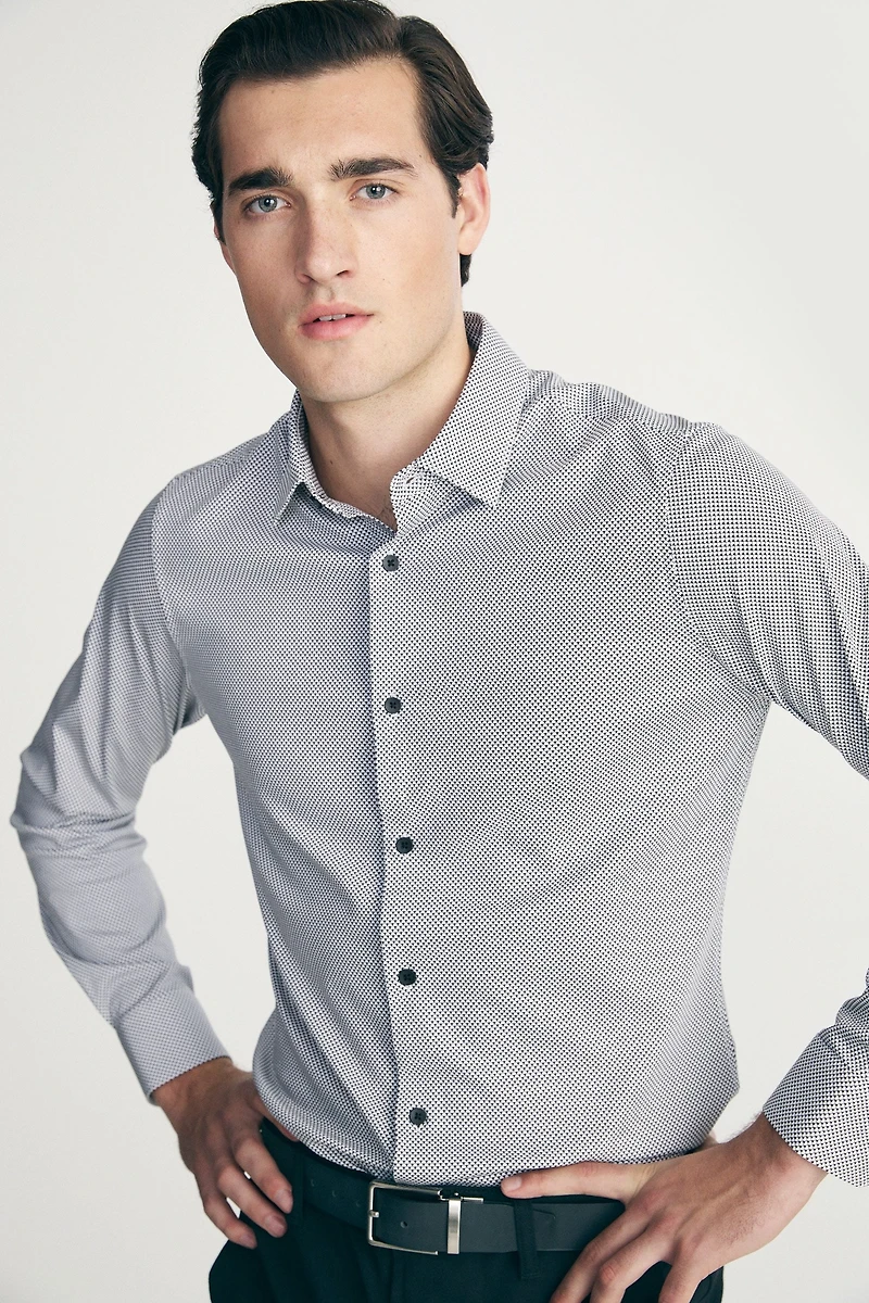 Chemise avec imprimé à carreaux